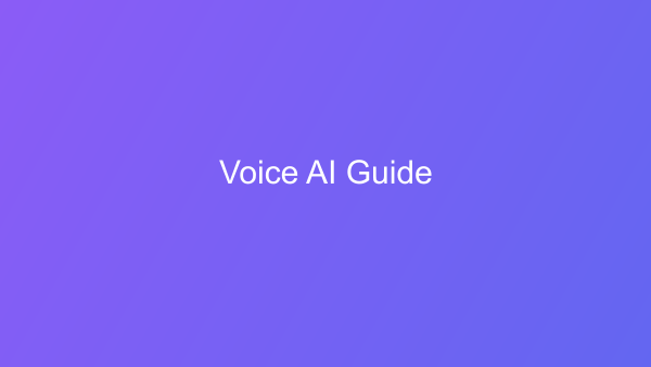Voice AI Best Practices Guide